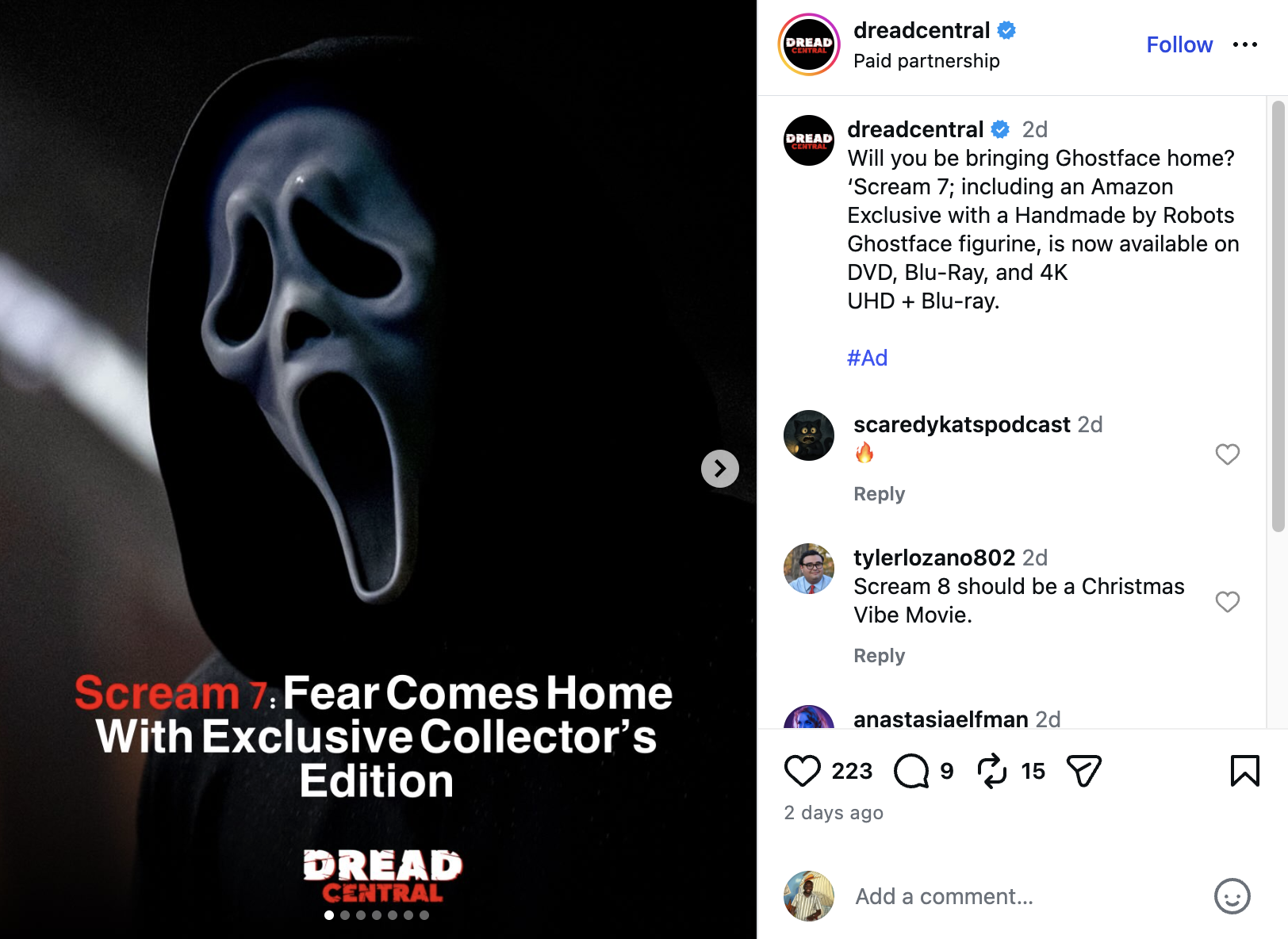 Dread Central - Instagram Post 10